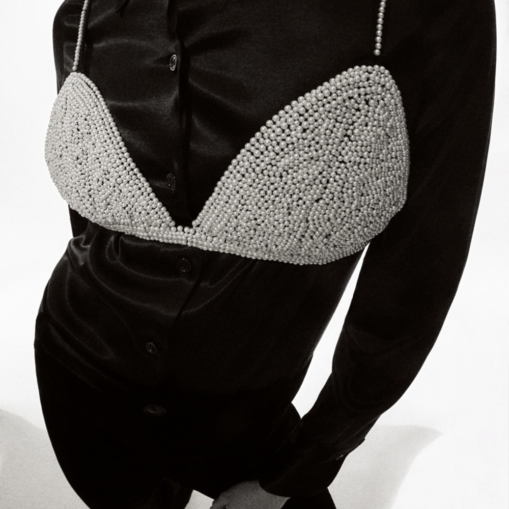 Zara Pearl Top/Bra